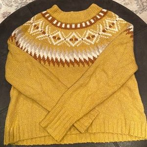 Yellow, American Eagle, medium sweater.